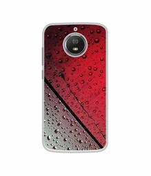 Amazon Brand - Solimo Designer Water Drop On Glass UV Printed Soft Back Case Mobile Cover for Motorola Moto G5S