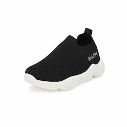 Klepe Boy's Black Running Shoes-12 UK (31 EU) (13 Kids US) (KD/KPK-01/BLK)