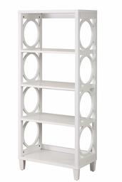 Amazon Brand – Ravenna Home Springdale Modern Shelving Unit with Decorative Open Sides, 24