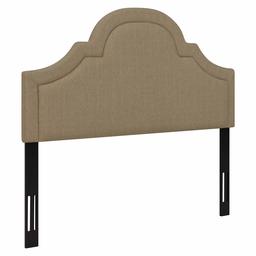 Amazon Brand – Ravenna Home Traditional Upholstered Headboard -Queen, 61.8 Inch, Flax Tan