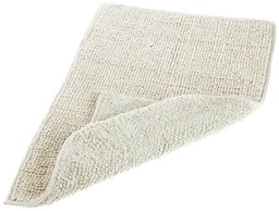 Pinzon Reversible Chenille Bath Mat, 21-by-34-Inch, Ivory