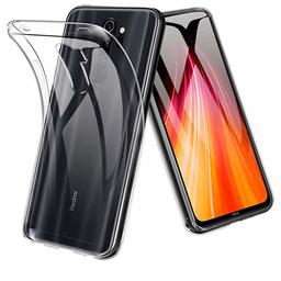 Amazon Brand - Solimo Soft & Flexible Back Phone Case for Xiaomi Redmi Note 8 Pro (Transparent)