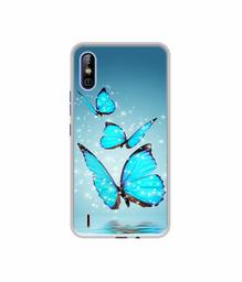 Amazon Brand - Solimo Designer Flying Butterflies UV Printed Soft Back Case Mobile Cover for Tecno Spark Go