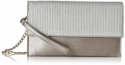 Flavia Women's Clutch (Silver)