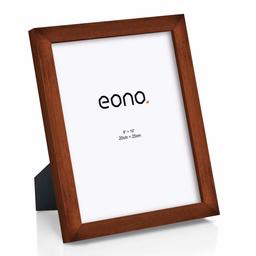 Eono Picture Frames Made of Solid Wood, Brown, 20 x 25 cm