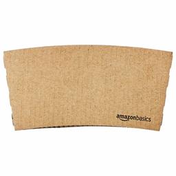 AmazonBasics Kraft Cup Sleeve for 10 and 12oz paper cup, 1,000-Count