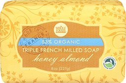 Whole Foods Market, Honey Almond Organic Triple Milled Soap, 8 Ounce