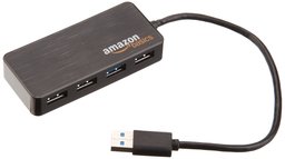 AmazonBasics 4 Port USB 3.0 Hub with 5V/2.5A Power Adapter_10 Pack