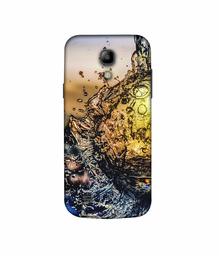 Amazon Brand - Solimo Designer Water Drop Reflection 3D Printed Hard Back Case Mobile Cover for Samsung Galaxy S4 Mini