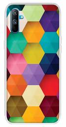 Amazon Brand - Solimo Designer Multicolor Hexagon Pattern Printed Soft Back Case Mobile Cover for Realme C3