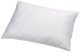 AmazonBasics Microfiber Pillow with Quilted Microfiber Cover