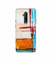 Amazon Brand - Solimo Designer Glass Paint 3D Printed Hard Back Case Mobile Cover for OnePlus 7T Pro