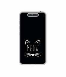 Amazon Brand - Solimo Designer Meow UV Printed Soft Back Case Mobile Cover for Micromax Dual 4 E4816