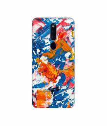 Amazon Brand - Solimo Designer Wax Color Mash On Canvas 3D Printed Hard Back Case Mobile Cover for Oppo F11 Pro