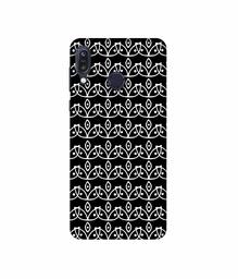 Amazon Brand - Solimo Designer White Flowers Pattern 3D Printed Hard Back Case Mobile Cover for Asus Zenfone Max M1 ZB555KL