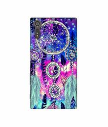 Amazon Brand - Solimo Designer Round Wall Hanging Pattern 3D Printed Hard Back Case Mobile Cover for Sony Xperia XZ Dual