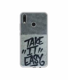 Amazon Brand - Solimo Designer Take It Easy UV Printed Soft Back Case Mobile Cover for Huawei Y9 (2019)