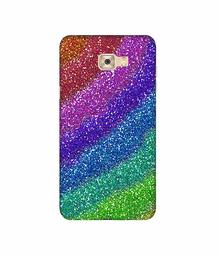 Amazon Brand - Solimo Designer Multicolor Sparkle 3D Printed Hard Back Case Mobile Cover for Samsung Galaxy C7 Pro