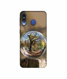 Amazon Brand - Solimo Designer Water Drop 3D Printed Hard Back Case Mobile Cover for Samsung Galaxy M21