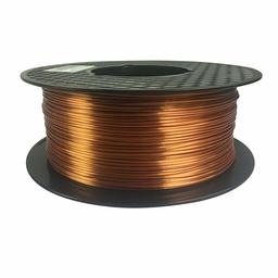 Filament en cuivre de soie d'Eono by Amazon PLA 1.75 millimètres d'imprimante 3D filament 1KG bobine de 2,2 LBS matériau d'impression 3D brillant filament métallique brillant en PLA de métal