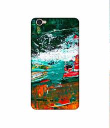 Amazon Brand - Solimo Designer Multicolor Glass Color 3D Printed Hard Back Case Mobile Cover for Vivo Y55L