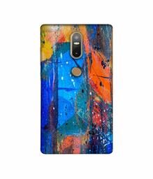 Amazon Brand - Solimo Designer Blue and Orange Brush 3D Printed Hard Back Case Mobile Cover for Lenovo Phab2 Plus