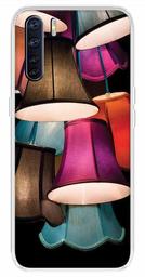 Amazon Brand - Solimo Designer Multicolor Lamp Abstract Printed Soft Back Case Mobile Cover for Oppo F15