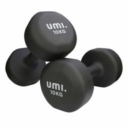 UMI. Essentials fitness dumbbells, set of 2 dumbbells, exercise neoprene dumbbells for women / men / children