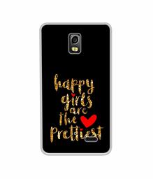 Amazon Brand - Solimo Designer Happy Girls are The Prettiest UV Printed Soft Back Case Mobile Cover for LYF Water 10