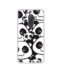 Amazon Brand - Solimo Designer Panda Texture UV Printed Soft Back Case Mobile Cover for 10.or G