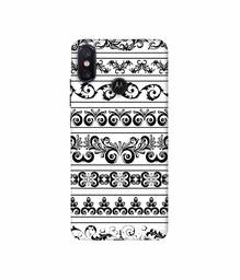 Amazon Brand - Solimo Designer Black Multi Patterns 3D Printed Hard Back Case Mobile Cover for Motorola One Power