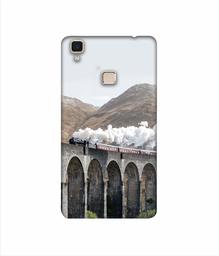 Amazon Brand - Solimo Designer Steam Train 3D Printed Hard Back Case Mobile Cover for Vivo V3 Max