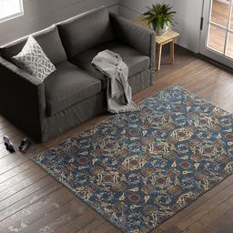 Amazon Brand – Stone & Beam Floral Kaleidoscope Traditional Area Rug, 5'3