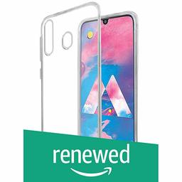 (Renewed) Amazon Brand - Solimo Mobile Back Case Cover for Samsung Galaxy M30 (Transparent)