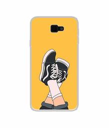 Amazon Brand - Solimo Designer Boy Shoes Pattern UV Printed Soft Back Case Mobile Cover for Samsung Galaxy J7 Prime