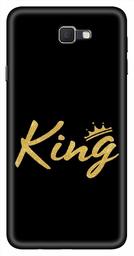 Amazon Brand - Solimo Designer King 3D Printed Hard Back Case Mobile Cover for Samsung Galaxy J7 Prime