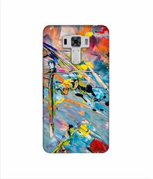 Amazon Brand - Solimo Designer Paint Texture 3D Printed Hard Back Case Mobile Cover for Asus Zenfone 3 Laser ZC551KL