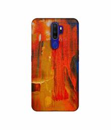 Amazon Brand - Solimo Designer Orange Canvas 3D Printed Hard Back Case Mobile Cover for Oppo A9 (2020)