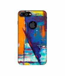 Amazon Brand - Solimo Designer MultiColur Blocks 3D Printed Hard Back Case Mobile Cover for Apple iPhone 7 Plus (Logo Cut)