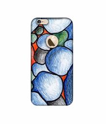 Amazon Brand - Solimo Designer Pebbles Drawing 3D Printed Hard Back Case Mobile Cover for Apple iPhone 6 / 6S (Logo Cut)