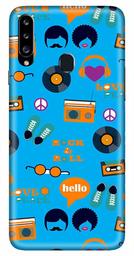 Amazon Brand - Solimo Designer Abstract 3D Printed Hard Back Case Mobile Cover for Samsung Galaxy A20s