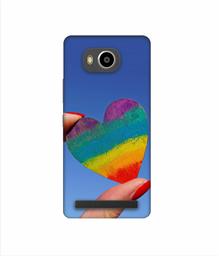 Amazon Brand - Solimo Designer Heart 3D Printed Hard Back Case Mobile Cover for Lenovo A7700