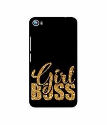 Amazon Brand - Solimo Designer Sparkle Girl Boss 3D Printed Hard Back Case Mobile Cover for Micromax Canvas Fire 4 A107