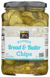 365 Everyday Value, Bread & Butter Chips, 24 fl oz