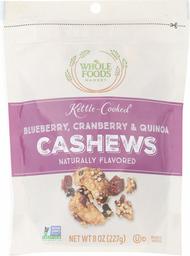 WHOLE FOODS MARKET Glazed Cashew with Blueberries Cranberries Quinoa, 12 Ounce (Pack of 12)