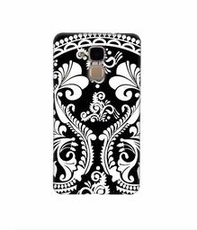 Amazon Brand - Solimo Designer Round White Rangoli 3D Printed Hard Back Case Mobile Cover for Huawei Honor 5c