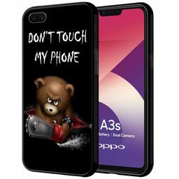 Amazon Brand - Solimo Designer Don't Touch My Mobile Printed Hard Back Case Mobile Cover for Oppo A3s (D1152)