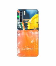 Amazon Brand - Solimo Designer Summer Juice 3D Printed Hard Back Case Mobile Cover for Oppo F15