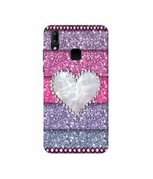 Amazon Brand - Solimo Designer Stone Heart 3D Printed Hard Back Case Mobile Cover for Vivo Y95