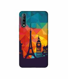 Amazon Brand - Solimo Designer Colored Paris 3D Printed Hard Back Case Mobile Cover for Vivo Z1 Pro